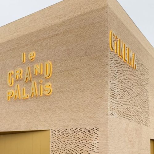 Cinéma "Le Grand Palais" - Cahors / Antonio Virga Architecte / Linéa 9001 brique et plaquette Vande Moortel