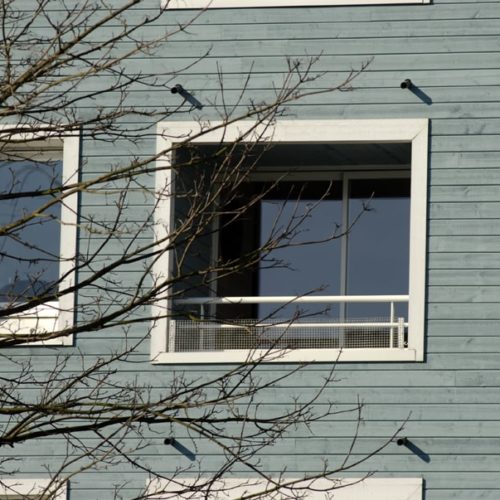 Logements - Douai / Bossan architecte / Joint V bleu - bardage cape cod